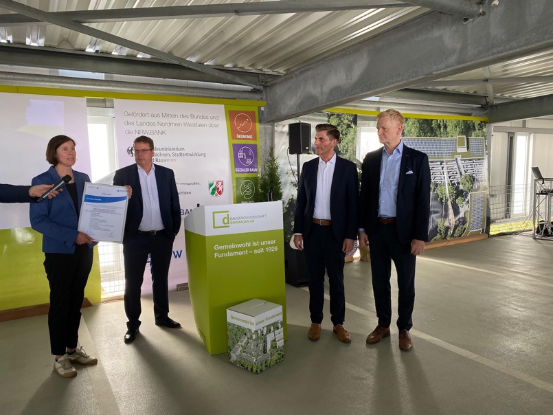 Urkunde KlimaQuartier.NRW
