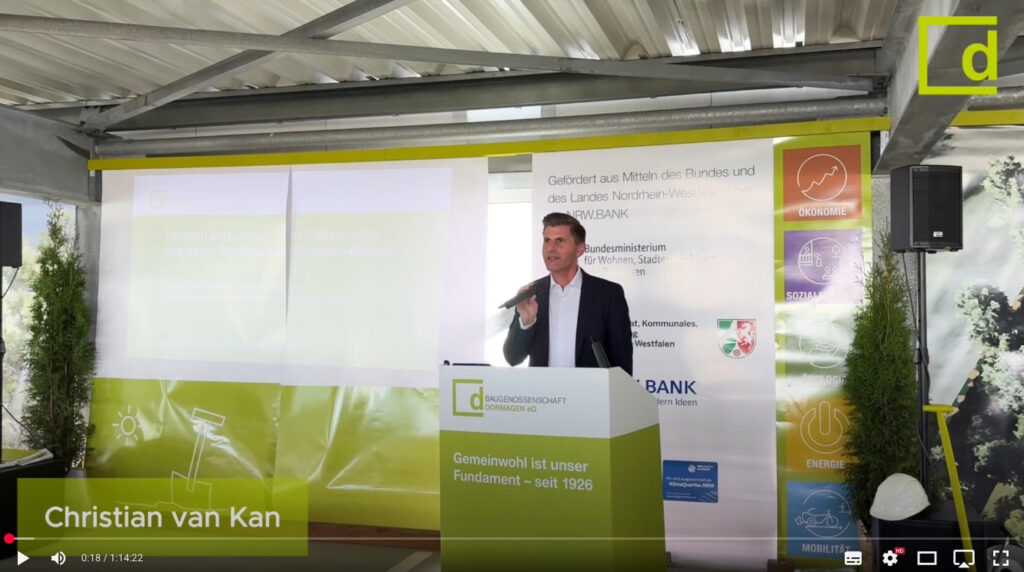 Video Spatenstich neues Stadtquartier Dormagen-Horrem