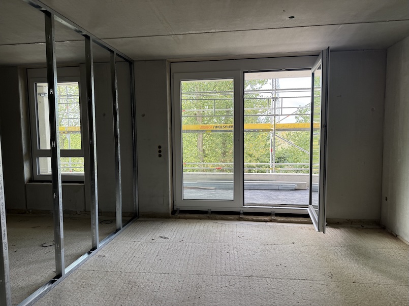 Fortschritt Innenausbau Raumaufteilung